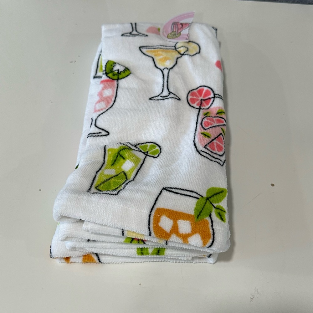 Kassafina kitchen cotton towels. Set of 2. NWT.